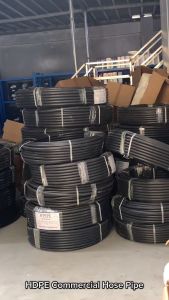Ecopipe PE 1/2 3/4 1 45 meters PVC HDPE Commercial Hose Black 75m Water Hose 1 Roll