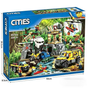 City Series Jungle Ruins Exploration Playground Building Blocks Toys