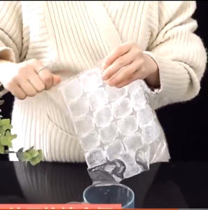 【Self-Sealing】Disposable Plastic Ice Making Bags Household Sealed Transparent Ice Cube Molds Summer DIY Drink Ice Making Mold