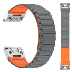 Dây Đeo Đồng Hồ Silicon Từ Tính 26mm Dành Cho Garmin Fenix 7X 7 Pro 6X 5X 5Plus Tactix 7 Enduro 3 2 Loop Descent Mk1 Tương Thích Với Vòng Đeo Tay