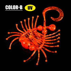 Spinpoler TPR Soft Worm Skirted Bait Jigs Shrimp Scent 13cm Fishing Lure Creature For Bass Perch Trout Pike Bait Fishing Tackle