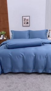 Aussino COOLING TENCEL™ Set Cadarnya Solid Colour Bedding Set 1200 Thread Count 5pcs Set