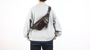 Túi Đeo Bụng / Đeo Chéo Da PU Thời Trang Nam Nữ