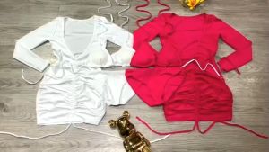 Bikini Nữ Set 3 Món Aó Zip Dài Tay Dây Rút Đồ Bơi Nữ Bin Sports BHV144