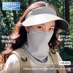 XINGGONGGUAN | Mặt Nạ Chống UV Thoáng Khí Che Mặt Và Cổ