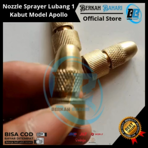 Nozzle Sprayer Lubang 1 Kabut Apollo | Spuyer Kabut Embun 1 Lubang Sprayer Manual Elektrik KUNINGAN