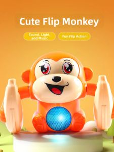 FANMIAO | Sound-Controlled Light-Up Rolling Monkey Toy