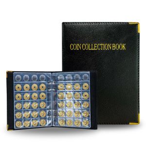 120/240/360Pockets Coin Collection Book 10/20 Pages Coin Collection Holder Album Commemorative Coin Organizer Storage