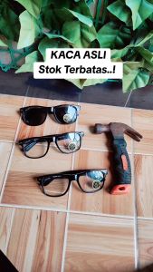 Kacamata Gaya Fashion Pria Wanita Lensa Kaca Asli Berkwalitas Baik
