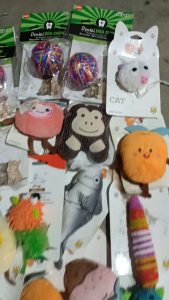 1-10pcs assorted Cat Toy w/card Pet Cat Assorted Design cat Toy