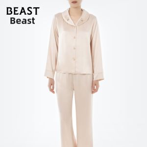 THEBEAST | Silk 22 Momme Long Sleeve and Pant Set