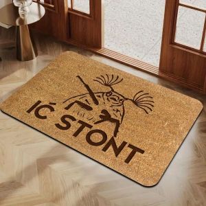 VIKAMA Cartoon Welcome Doormat Washable Non Slip Floor Rug Indoor Kitchen Bathroom Entrance Home Decor Mat