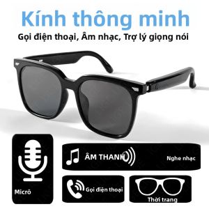 Kính Râm Phân Cực Bluetooth Thông Minh LIGE UV400 Với Tai Nghe Nhạc Và Trợ Lý Giọng Nói Dành Cho Nam Và Nữ