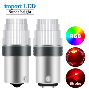 9 Đèn LED Phanh Xe Máy Bóng Đèn 1157 BAY15D 1156 BA15D Đèn Đuôi Nhấp Nháy Đèn Nhấp Nháy Tín Hiệu Rẽ Xe Hơi 12V Supe