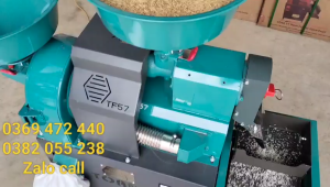 Máy Xát Gạo Nghiền cám Toàn Phát TF57 có lọc sạn gạo đời mới