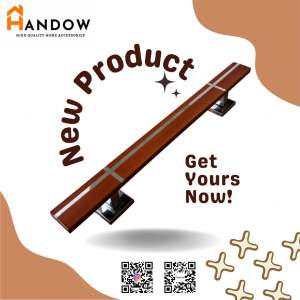 Handle pintu rumah panjang 60 cm 45 cm 35 cm / Gagang pintu rumah / Pegangan pintu rumah murah terbaru natural