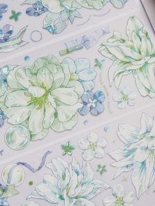 OKMT Original Seven Days New Guka Sticker Tape Special Process Water Green Sweet Scenic Spillproof Adhesive Tape for Scrapbooking