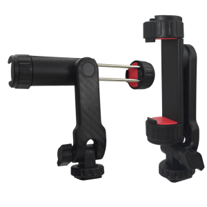 VeFly | 360° Universal Tripod Mount Mobile Phone Clip Holder for iPhone Xiaomi 1/4" Screw With 2 Cold Shoe Mount Adapter