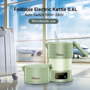 PowerPac Travel Jug Universal Kettle Jug 110V Travel Jug Foldable Jug Kettle Jug(PPJ2024)