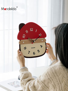 mandelda | Modern Artistic Cream Style Wall Clock for Living Room