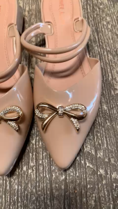 Sepatu Wanita Terbaru/Sepatu Pantofel Hak Tahu Alina 633 K1/Sepatu Jelly Import/Sepatu Kerja Karet