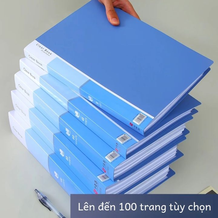 A4 Nhiều Lớp Chèn Thư Mục Tập Tin-10-100 Trang Dung Tích Sách Thông Tin ...