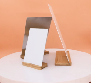 RF Printing Supplies - Sublimation Metal Sheet with Bamboo Stand - A6/ A5/ B5