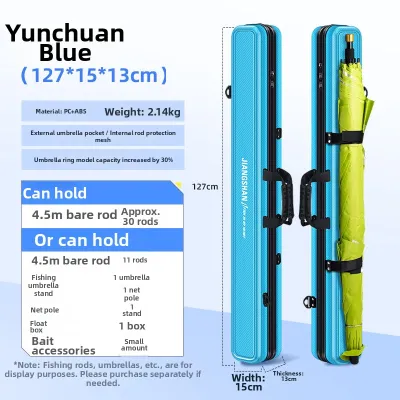 JIANGSHAN | Waterproof Portable Hard Shell Fish Rod Bag 1.3m