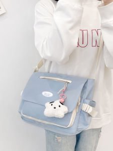 Cotton Canvas Shoulder Bag Womens Crossbody Handbag Commuter Friendly Large Capacity Tote Bag for Work And School