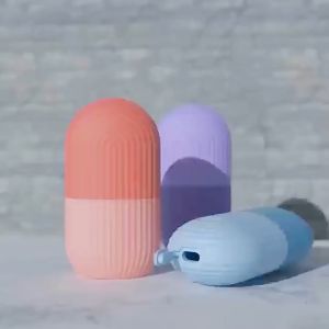 Oriobaoao Ice Contour Skin Icing Ice Cube Face Ice Holder Face Ice Roller Face Ice Massage Cup Ice Treatment Glow Cube Skin Care Compact