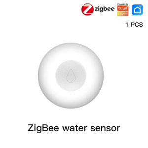 MOES | Smart Zigbee Flood Sensor Water Leak and Overflow Detector for Tuya App Home Security Alarm System with Remote Control