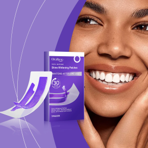 ORALHOE 7PCS Teeth Whitening Patches Mild Ingredients Quick Results Tooth Surface Stain Removal Long-Lasting Whitening Effect