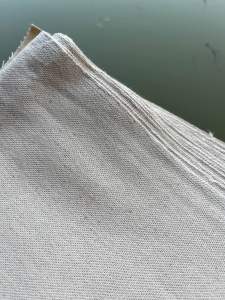 [80cm] vải canvas dệt thưa vải cotton sợi bông 100% khổ 80cm vải nhuộm tự nhiên hàng bao nhuộm