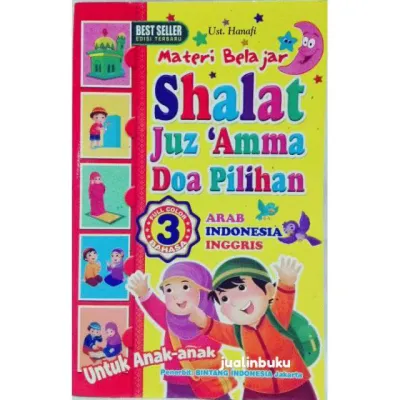 Buku Gemar Belajar Sholat dan Berdoa disertai Juz Amma CD Full Color - BI