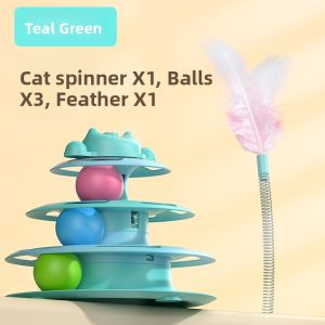 VOA | Interactive Cat Toy Teeter-Totter Spinner