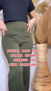 Cutbray office pants scuba - Celana Cutbray premium