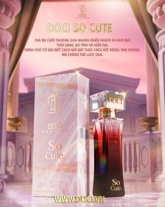 Nước Hoa Nữ DOCI SO CUTE 27ml Tươi Sáng - Nữ Tính - Hiện Đại Lưu Hương Đến 12h
