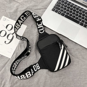 Mens Crossbody Bag Ultra-Light Mini Phone Bag Trendy Brand Chest Bag Womens Small Bag Womens Lightweight Exercise Shoulder Messenger Bag