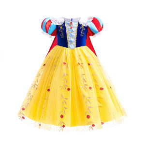 Snow White Princess Costume Dress For Girls