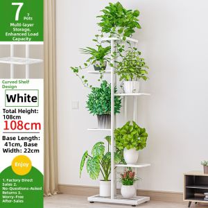Multi-layer Iron Plant Stand For Indoor and Balcony