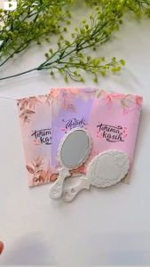Souvenir Isi 50 Pcs Kaca  Putih kemas Amplop cantik Souvenir Hadiah Pernikahan Murah