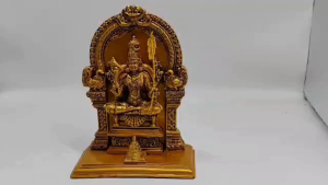 Kamakshi Amman Idol Showpiece – Handmade Resin Goddess Statue for Home Temple & Spiritual Décor Gift