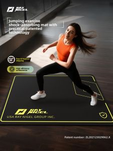Raynigel Anti-Slip Fitness Yoga Mat Sports Shock Absorption Soundproof Exercise Yoga Pad Gymnastics Mat New Composite Material