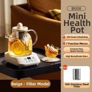 [China Plug Without Adapter] Multi-Function Tea Kettle for Home and Office 2025 New Edition