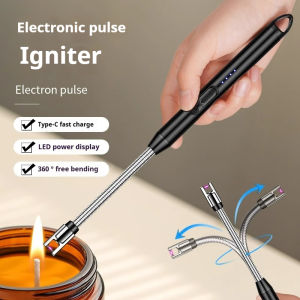Candle Lighter Kitchen USB 360 Flexible Electric Arc Rechargeable Lighter with Long Flexible Neck