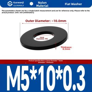 GUWANJI | Thick Insulating Plastic Flat Washer