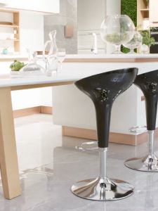 ORANGE Kursi Bar Barstool Hidrolik - Kursi Dapur Minibar Barstool Kursi Cafe Kursi Makan Hidrolik