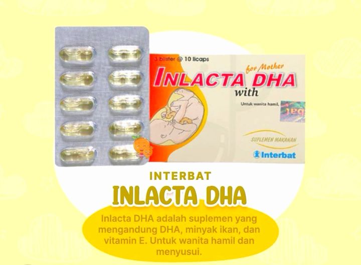 Inlacta dha for mother suplement ibu hamil menyusui
