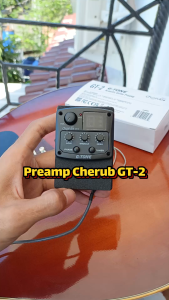 Cherub GT-2 Preamp Equalizer 3 Band Pickup Gitar Akustik Tuner