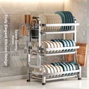 Durable Stainless Steel Dish Rack